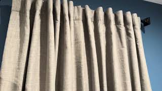 Review: HPD Half Price Drapes Signature Blackout Linen Curtain 84"