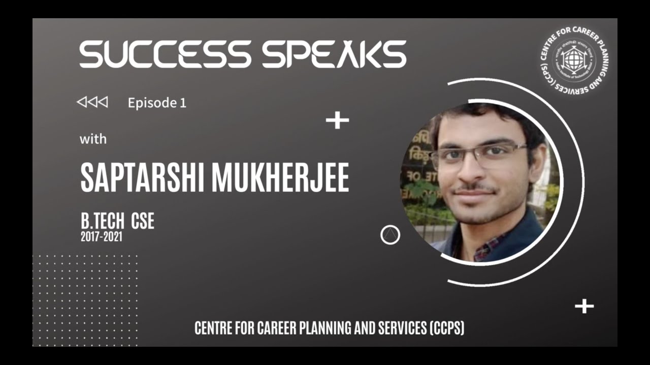 Success Speaks | Episode 1 | Saptarshi Mukherjee | Codenation