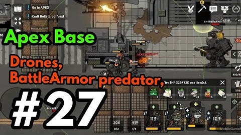 Bad 2 Bad Apocalypse #27 Apex Lvl4 Aerial Ground Drone, BattleArmor Predator, Communication unit