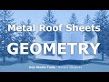 Metal roof sheets  aviz studio tools  smart objects