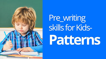 Pre writing skills-Patterns | Kids Channel