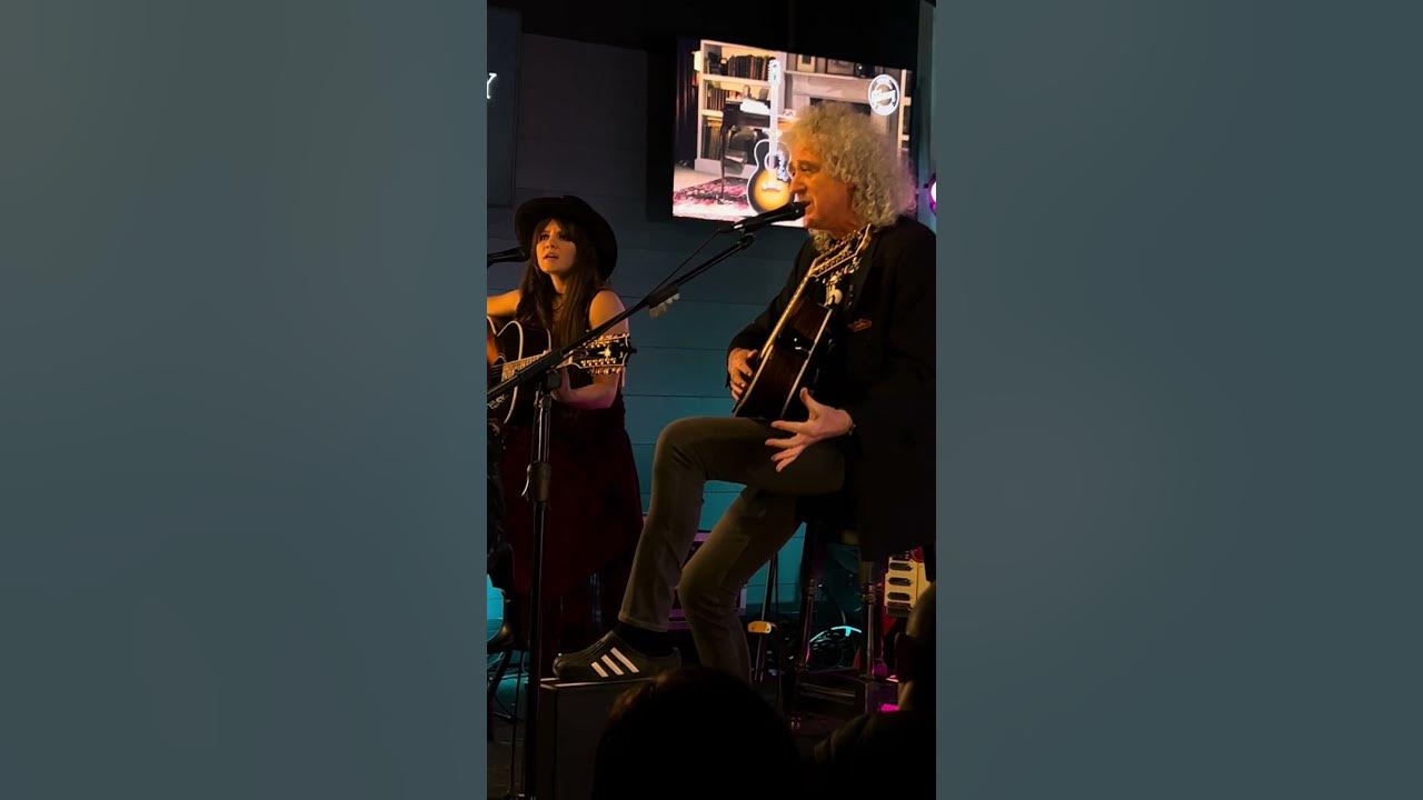 Brian May performing 'Love Token' on His New Signature Gibson 12 String SJ 200 Acoustic Guitar