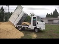 軽トラダンプでもみ殻運搬 Mini dump truck "HONDA ACTY”