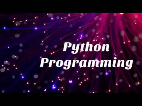 Python Programming Demonstration Tutorial 3