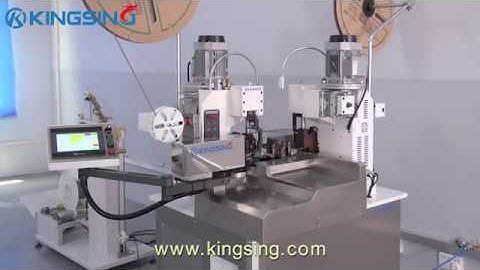 Servo Motor Driven Automatic Fine Wire Stripping and Crimping Machine