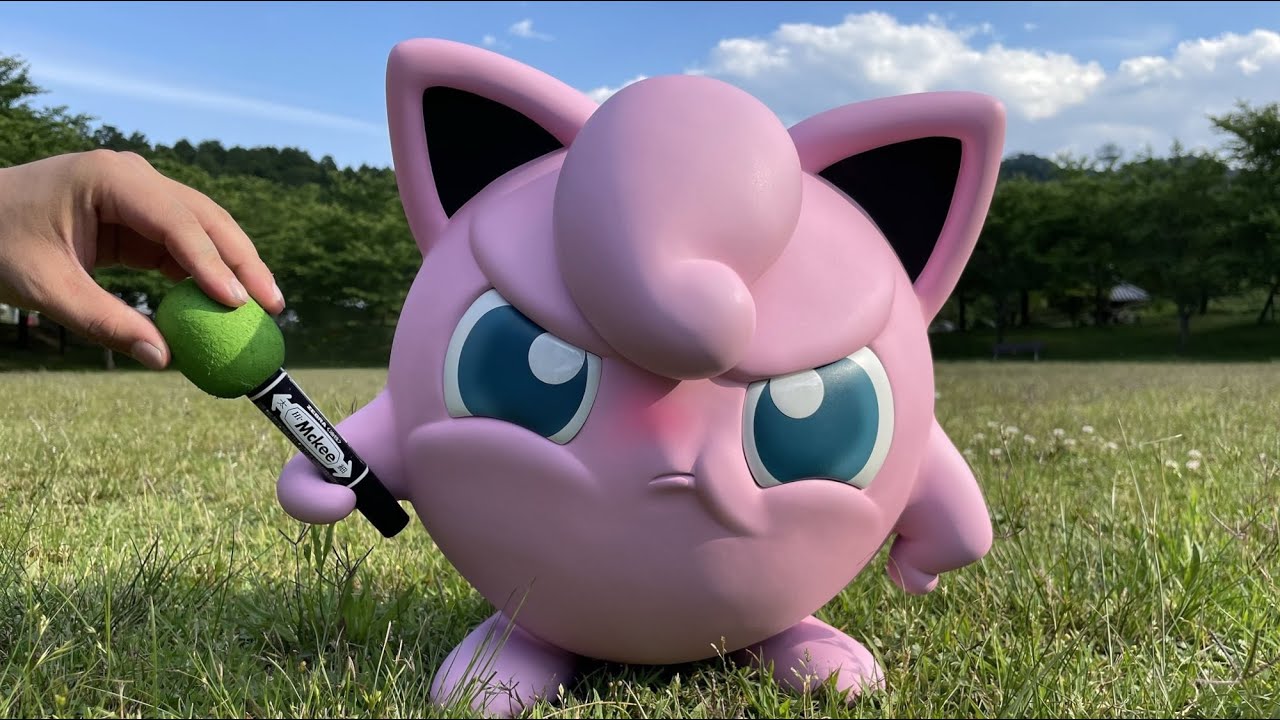 Pokemon Clay Art Making Jigglypuff Life Size ポケモン Youtube