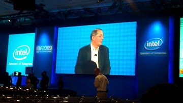 Paul Otellini keynote - Part 2 Atom Devt , Q&A, IDF 9 22 09