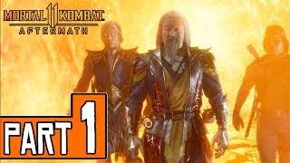 Mortal Kombat 11 AFTERMATH Story Walkthrough PART 1 @ 1080p (60ᶠᵖˢ) ✔