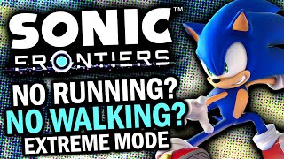 Can You Beat Sonic Frontiers Without Running Or Walking?