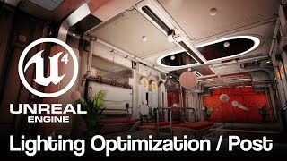 Optimizing UE4 Lighting and Post Effects : Scifi Hallway Profile