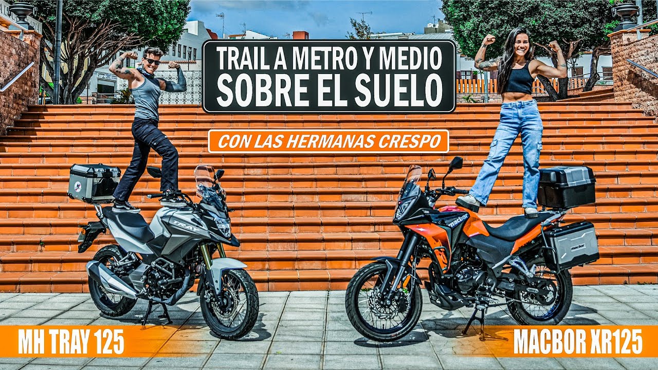 Prueba MH Tray 125 y Macbor XR125 Montana, trail para todas la tallas