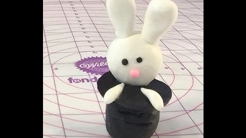 Bunny in a Hat Play Dough CP Soap  Sculpted tutorial Soap Dough