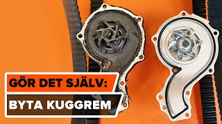 Hur byter man Vattenpump + kuggremssats VW GOLF III (1H1) - videoguide