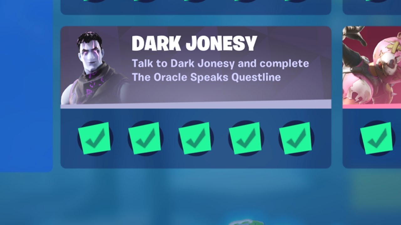 Fortnite Dark Jonesy Quest Guide (How To Complete Dark Jonesy Challenges) - Fortnite Season 8