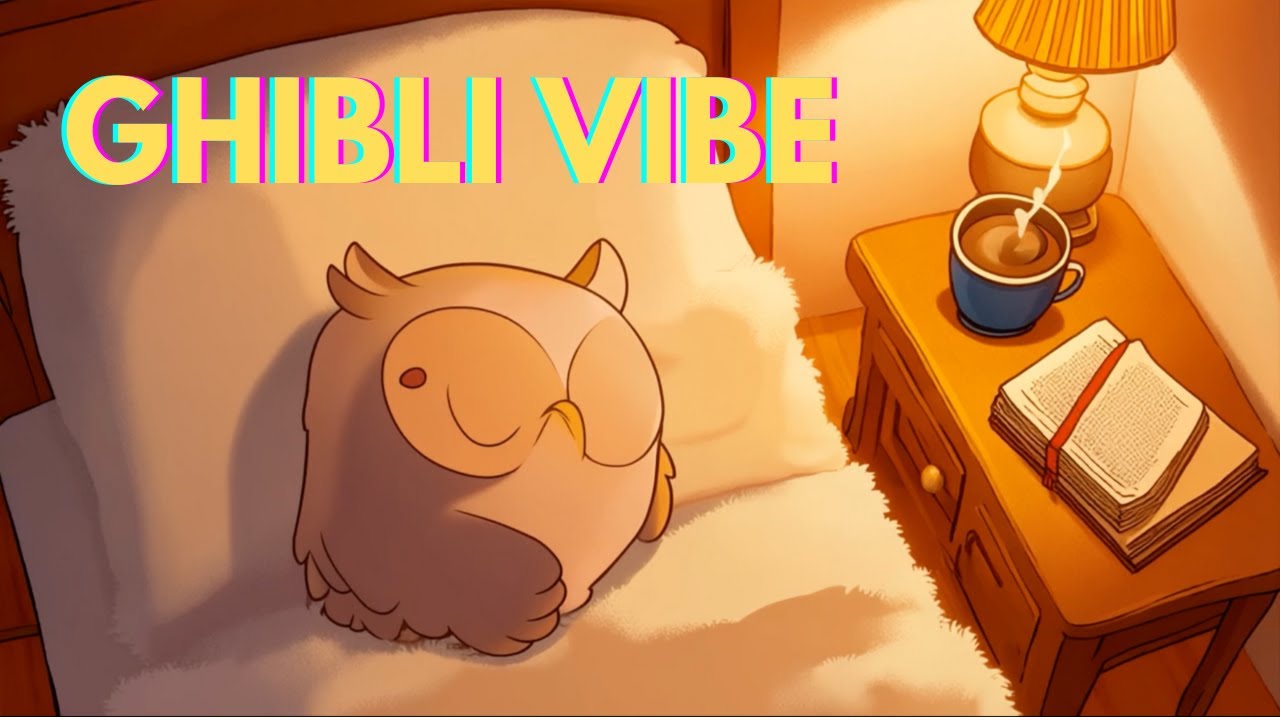 Ghibli Vibe Lofi Mix | Chill Music for Study, Reading, Relax, and Sleep