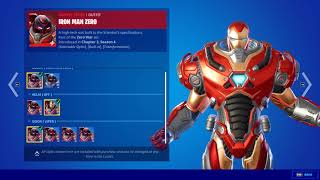 New Iron Man Zero Skin Absolute Zeroprimo Moves Return Fortnite Item Shop September 28 2022