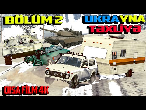 Müharibədən Təxliyyə 2 Niva Və Tank Roleplay| Maşın Oyunları | BeamNG.Driver #malikbedelov