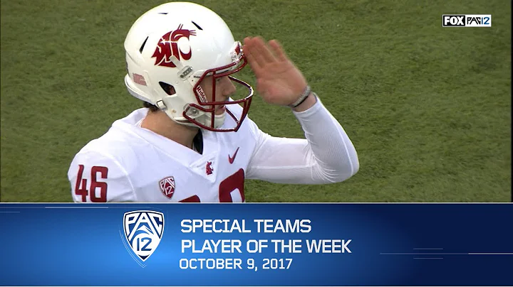 Washington State kicker Erik Powell named Pac-12 f...