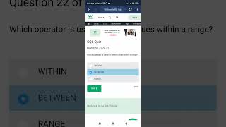 CLASS 72. w3schools sql quiz Question 22 by Sandeep Dalal CSE | sql interview questions and answers