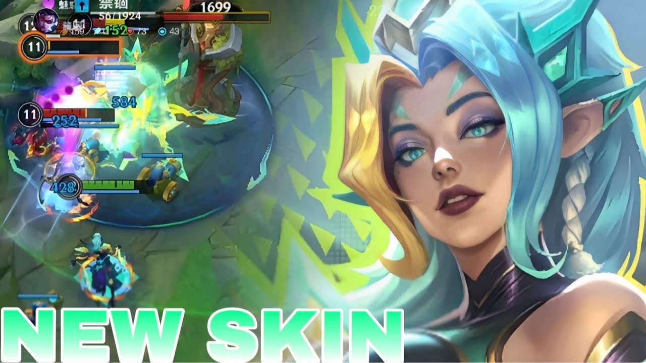 Wild Rift PBE SERVER NEW SKIN MYSTERY HERALD ZYRA FULL GAMEPLAY 