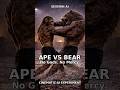 APE VS BEAR | No Gods. No Mercy. (AI Cinematic Fight Realism)