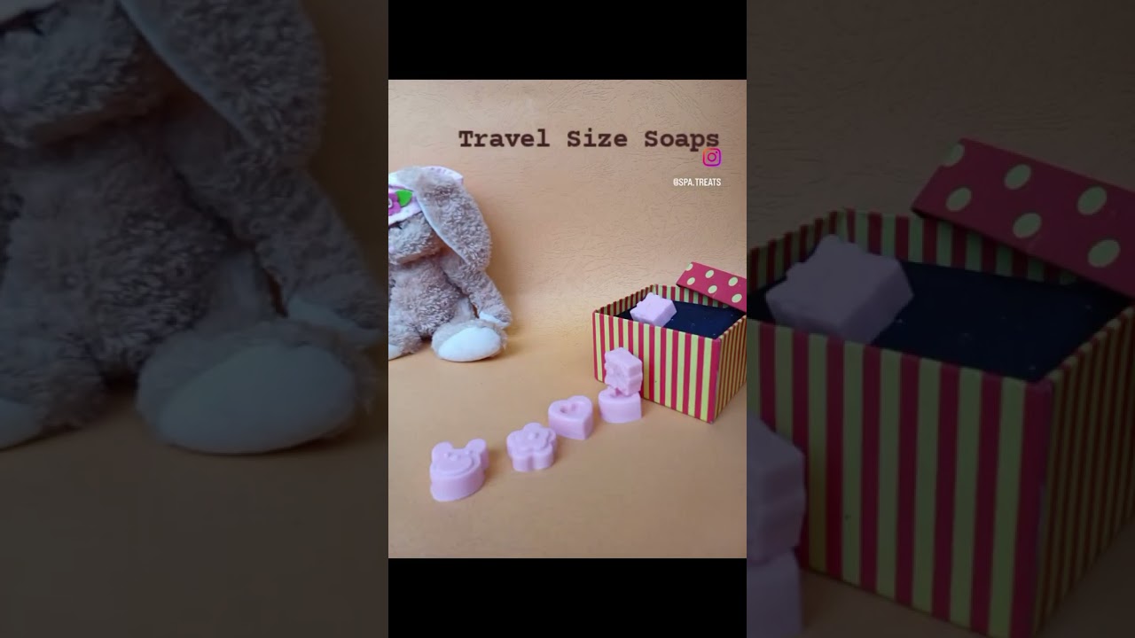 Miniature marvels for your wanderlust-filled journey! Our travel-size soaps are compact companions.