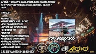 DJ ADID -'ROYALITI X MAMA AFRICA & KAU TIGAKAN CINTAKU NEW 'FUNKOT (CE NUPA) 2024