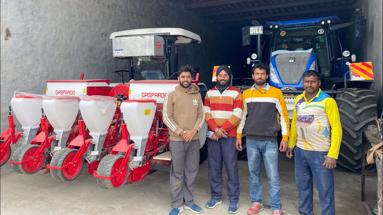 Setting of new planter🚜#gba #wmk #jatt