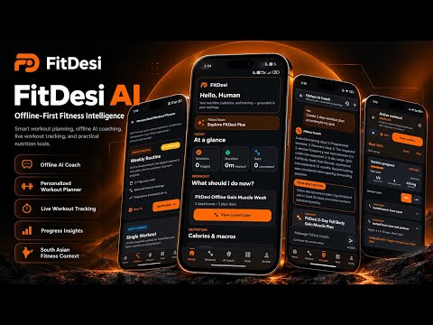 FitDesi AI — Offline-First Fitness Intelligence | Shipaton 2026 Next Gen Demo