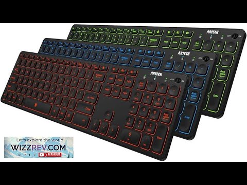 Arteck Universal Backlit 7 Colors & Adjustable Brightness Multi Device Full Size Wireless Review