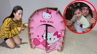 Thắng Tê Tê 24 Giờ Thử Sống Trong Nhà Màu Hồng Hello Kítty Ngày Trời Mưa Gió Rét