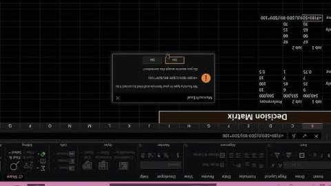 How to Create a Decision Matrix in Excel