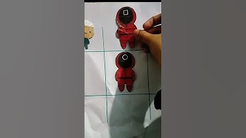 Squid Game Blindbag 🦑 #오징어게임 #papercraft #squidgame #papersquishy #오징어게임2 #squidgames2