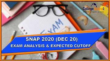 SNAP 2020 (Dec 20) Exam Analysis and Expected Cutoff
