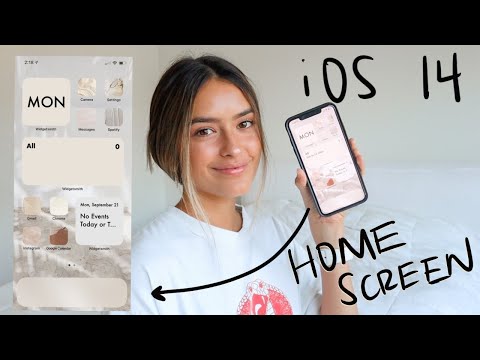 HOW I CUSTOMIZE MY IOS 14 HOME SCREEN calm and neutral theme | step by step tutorial hqdefault
