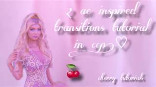 2 ae inspired transitions tutorial ♡