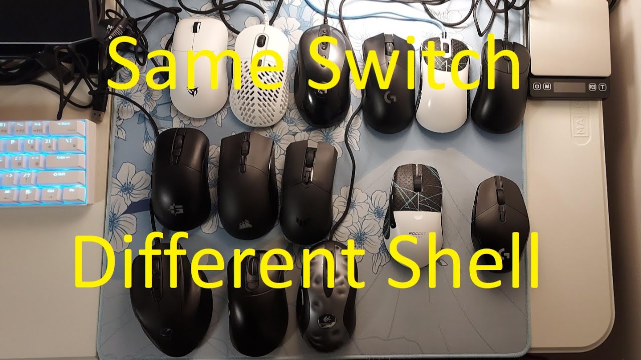 Comparing the Same Switches in Different Gaming Mice