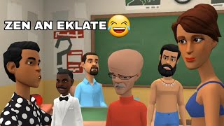 Funny School - Ep 76. Djedje pa al fè lekòl, Sonel pran plas la, zen an eklate nan klas la, Inbeslin