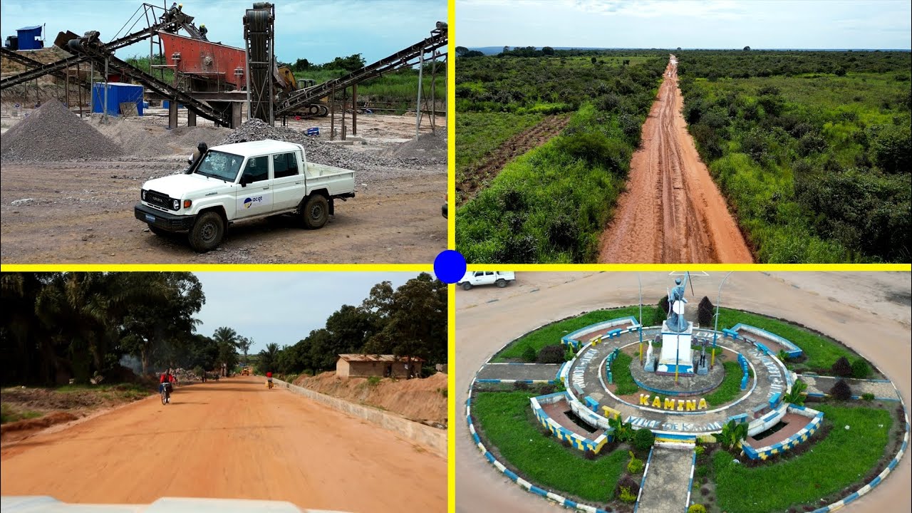 JOUR 5 : KAMINA-LUENA-KANIAMA. 850KM DE CONSTRUCTION DE LA RN1 MBUJIMAYI-NGUBA. ( 64 ANS APRÈS... )