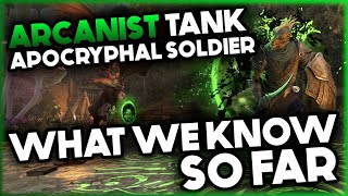 👁️🐙Uncovering The Mystery Of The Apocryphal Soldier - What We Know About Arcanist Tank - Eso Necrom