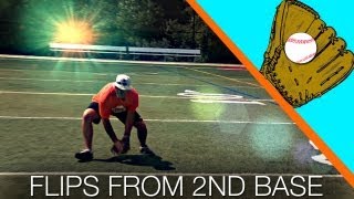 Turning a Double Play - Flips from 2B