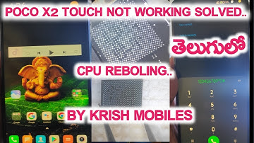 POCO X2 TOUCH NOT WORKING SOLUTION | CPU REBOLING | KRISH MOBILES | TELUGU |