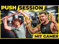 PUSH WORKOUT | PERSONAL TRAINING mit GAMER | + BATTLE