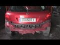 Ремонт Peugeot 207, задний  правый удар с заменой балки