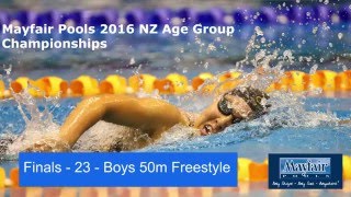 finals 23 - Boys 50m Freestyle