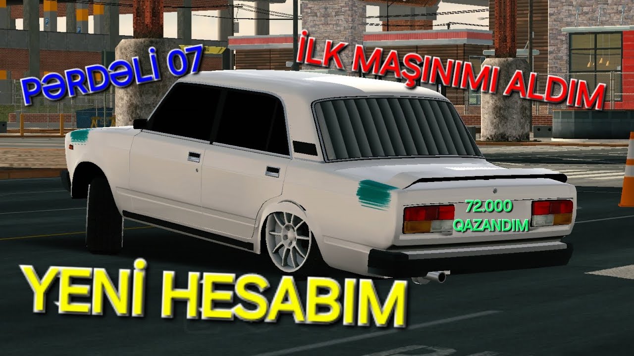 CAR PARKING --- YENI HESABA BASLADIM  PERDELI 07  YIGDIM  500 MANATA MASIN ALDIM