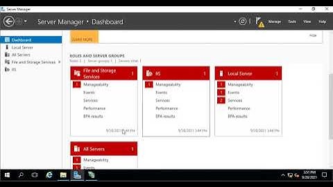 Cài đặt và cấu hình Web service trên Windows Server 2016