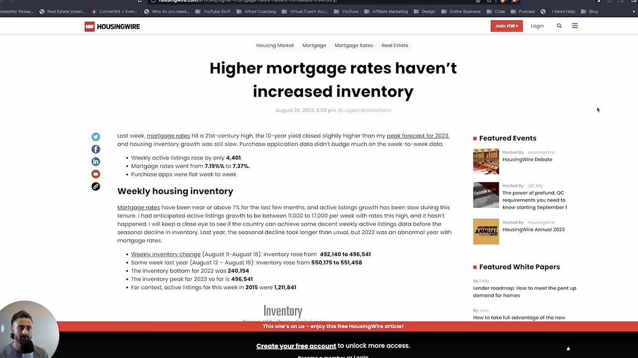 The Current Housing Market Explained YouTube