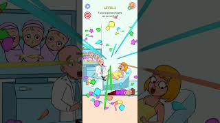LEVEL 2 - Future parents gets overexcited | Happy Ending: Displace Puzzle | Walkthrough, Gameplay