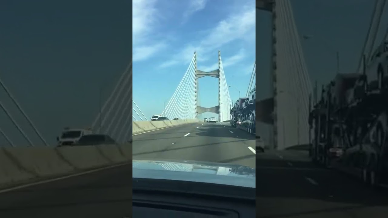 Delaware Memorial Bridge Up Close and Personal like, subscribe CHAMPIONS & smile 😍